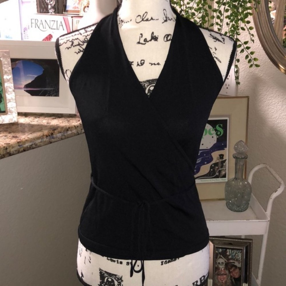 Y2K wrap shirt